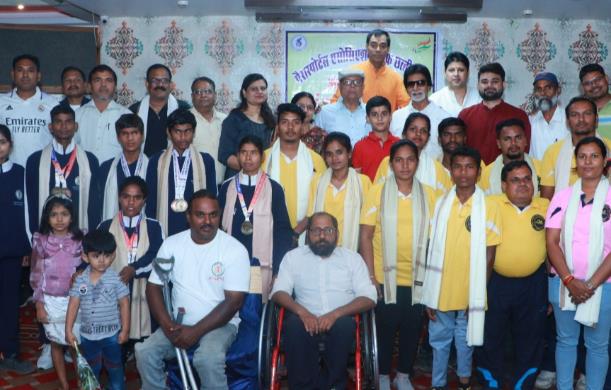 छत्तीसगढ़ के 14 मेडलिस्ट खिलाड़ियों का पैरा स्पोर्ट्स ए...