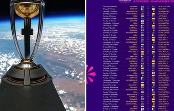 ICC World Cup 2023 Schedule -: क्रिकेटप्रेमी बेसब्री से...