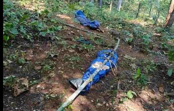 Naxalite encounter -: डीआरजी और माओवादियों के बीच मुठभे...