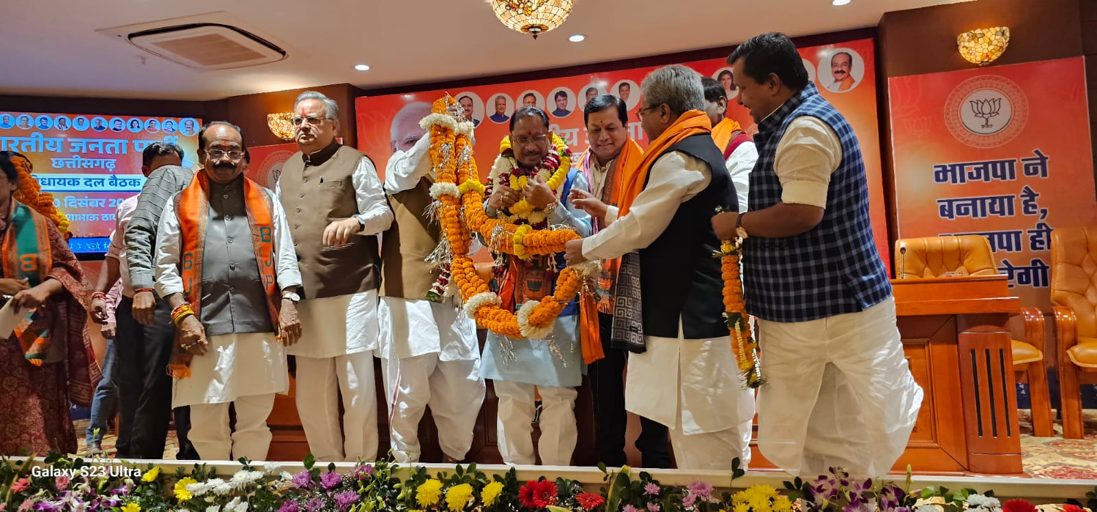 छत्तीसगढ़: विष्णुदेव साय बने छत्तीसगढ़ के नए मुख्यमंत्र...